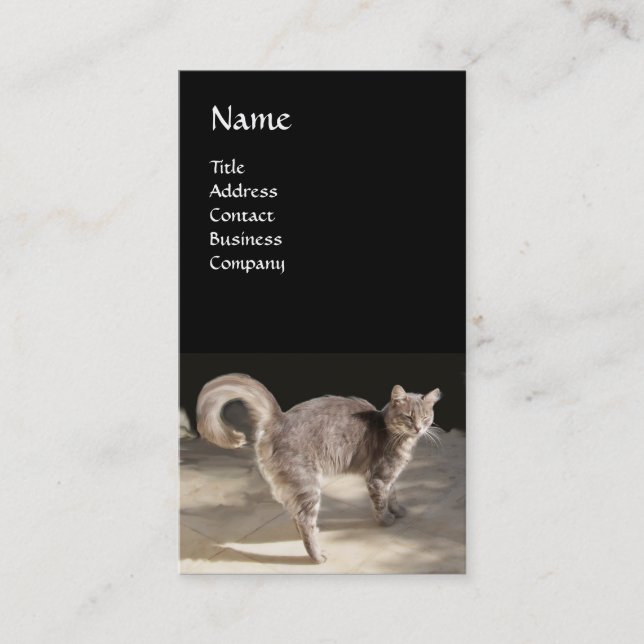 TÜRKISCHES KATMONOGRAMM VISITENKARTE (Vorderseite)