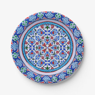 Türkisches Kunstpapier Pappteller
