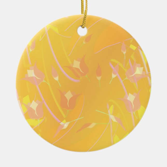 Türkisches Mohn Keramik Ornament (Vorne)