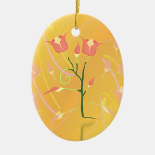 Türkisches Mohn Keramikornament