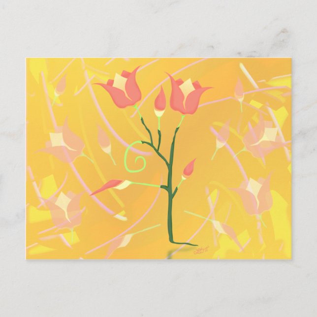 Türkisches Mohn Postkarte (Vorderseite)
