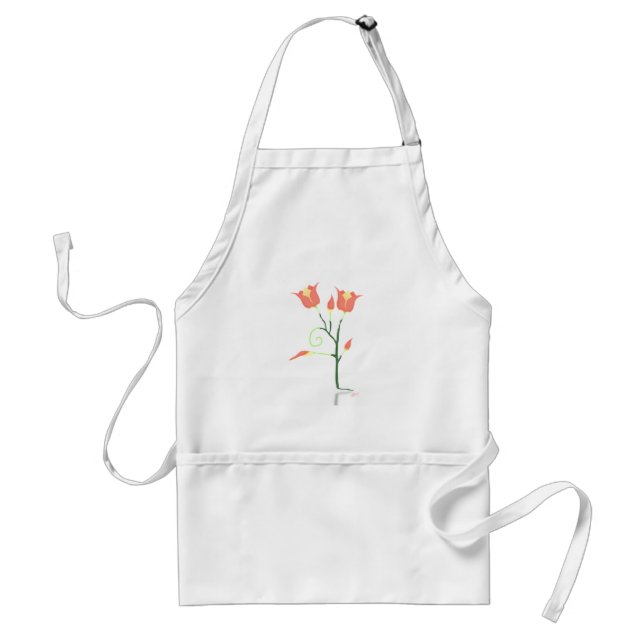 Türkisches Mohn Schürze (Vorne)