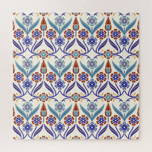 Türkisches Mosaik: Farbige nahtlose Muster Puzzle