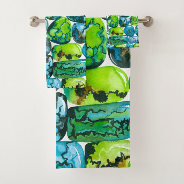 Türkisches Muster Badhandtuch Set (Insitu)