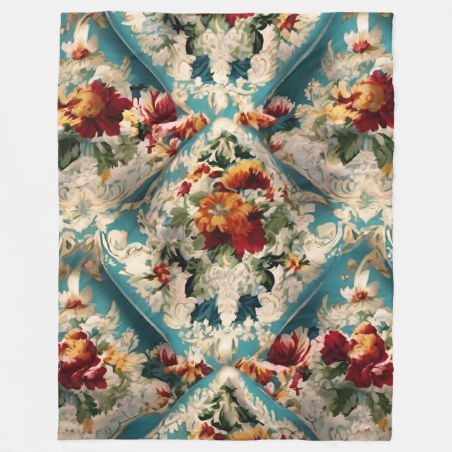 Türkisches Muster Fleecedecke (Vorderseite)