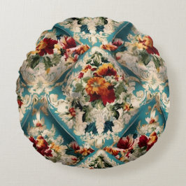 Türkisches Muster Rundes Kissen