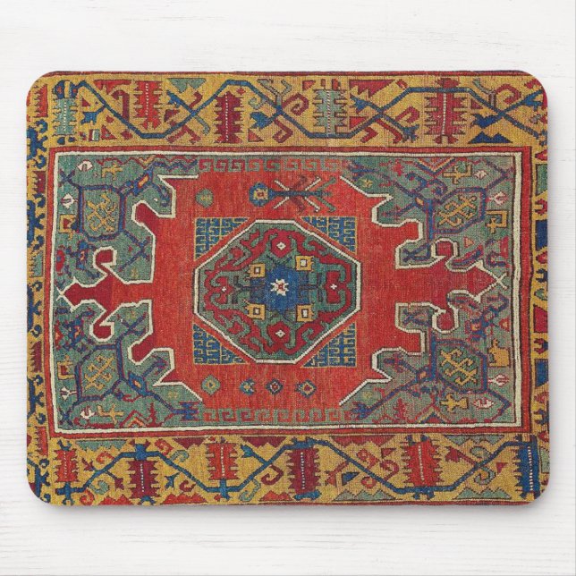 Türkisches Rotgelbes Design - Mousepad - HAMbyWG (Vorne)