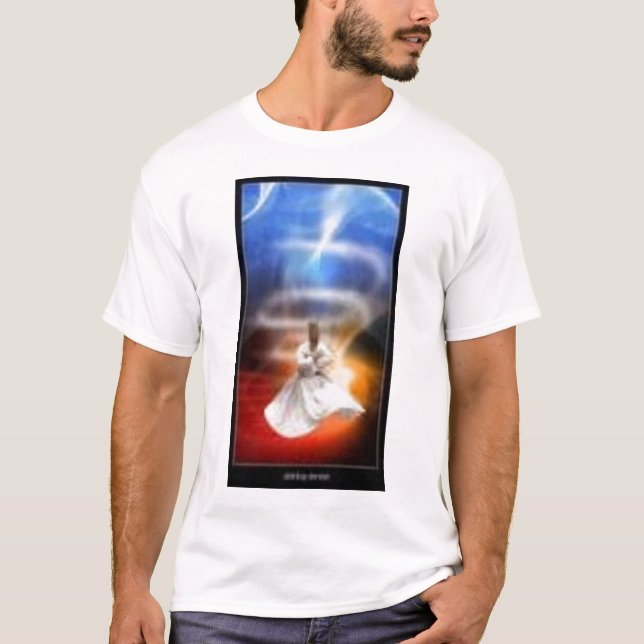 türkisches tasawuff dhikr zikr whirling Derwisch T-Shirt (Vorderseite)