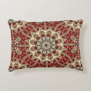 Türkisches Teppich-Kaleidoskop Dekokissen