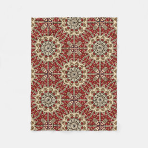 Türkisches Teppich-Kaleidoskop Fleecedecke