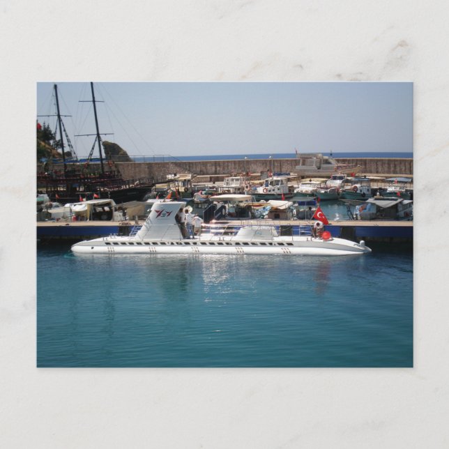 Türkisches Unterseeboot Postkarte (Vorderseite)