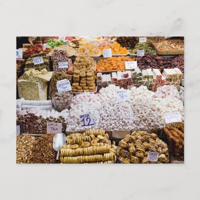 Türkisches Vergnügen Postkarte (Vorderseite)