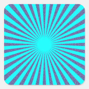 Türkisches Ziel - Quadratischer Aufkleber