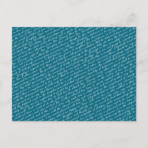 Türkise Jane Austen Stolz und Vorurteil Netherfiel Postkarte