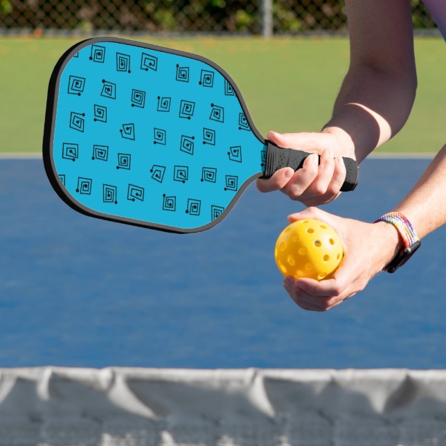 Türkise Mazes Pickleball Schläger (InSitu)