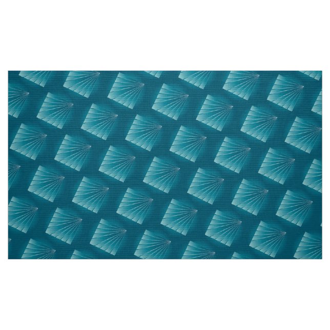 Türkisene Schleifen Stoff (Fat Quarter (45,7 x 55,9 cm))