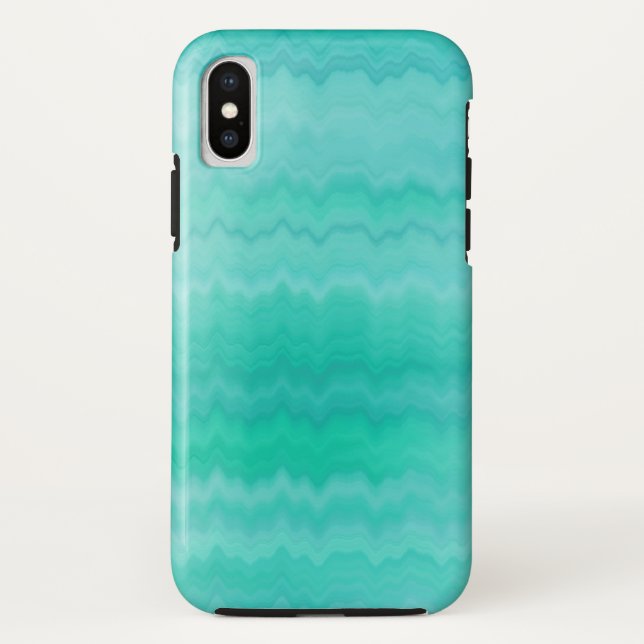 Türkisfarben Case-Mate iPhone Hülle (Rückseite)