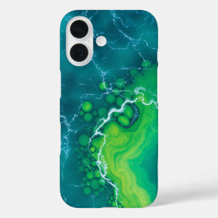 Türkisfarben: Eine tropische Flucht iPhone 16 Hülle