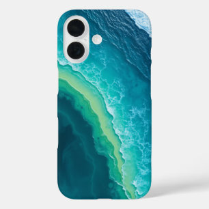 Türkisfarben: Eine tropische Flucht iPhone 16 Hülle