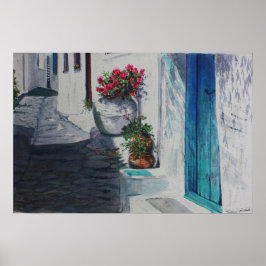 Türkisfarben Poster