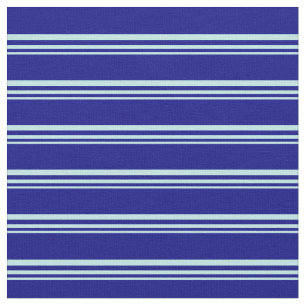 Türkisfarben und blaue Streifen/Linienmuster Stoff