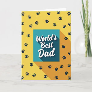 Türkisfarben Welt Bestes Papa Grafikkarte Karte
