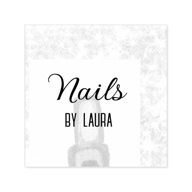 Türkisfarbene aquamarine Agia-Nägel hinzufügen Nam Permastempel (Design)