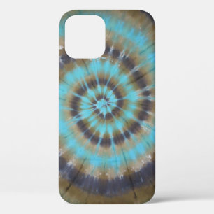 Türkisfarbene Gefärbte Krawatte Swirl Case-Mate iPhone Hülle
