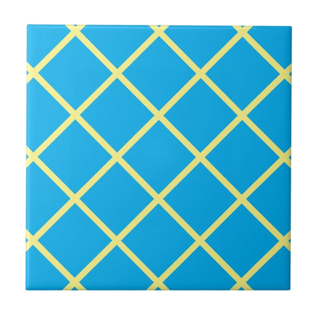 Türkisfarbene Keramik Tile Fliese (Vorderseite)