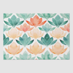 Türkisfarbene Mandarine Chic Seidenpapier
