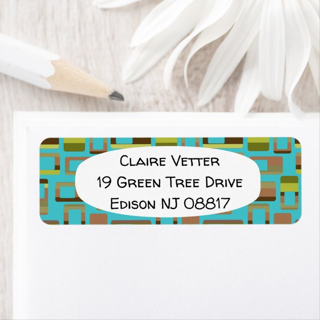 Türkisfarbene Rechtecke (Insitu)