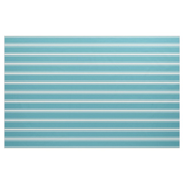 Türkisfarbene Streifen Stoff (Yard (91,4 cm))