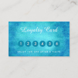 Türkisfarbene Visitenkarten Visitenkarte