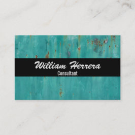 Türkisfarbene Vorlage Elegant Bold Layout 100 Boxe Visitenkarte