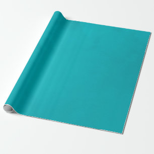 Türkisfarbene Wasserfarbe Geschenkpapier