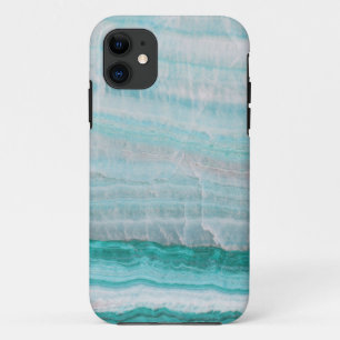 Türkisfarbener Granitstein-Wellendruck Case-Mate iPhone Hülle