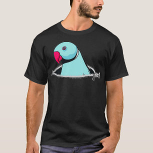 Türkisfarbener Ringneck-Papagei in Pocket Indian  T-Shirt