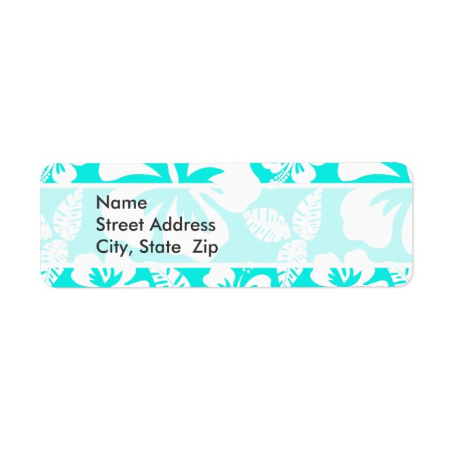 Türkisfarbener tropischer Hibiskus (Vorne)