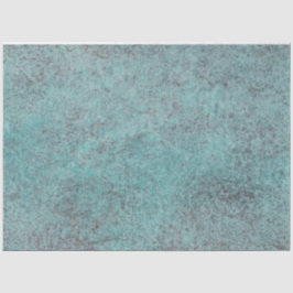 Türkisfarbenes Copper Patina Textur Geschenk Seidenpapier