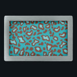 Türkisfarbenes Geschenk Rechteckige Gürtelschnalle<br><div class="desc">Das Design stammt aus der Originalkunst.</div>