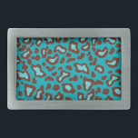 Türkisfarbenes Geschenk Rechteckige Gürtelschnalle<br><div class="desc">Das Design stammt aus der Originalkunst.</div>