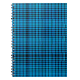 Türkisfarbenes Kariertes Notebook (Achtzig Seiten Notizblock