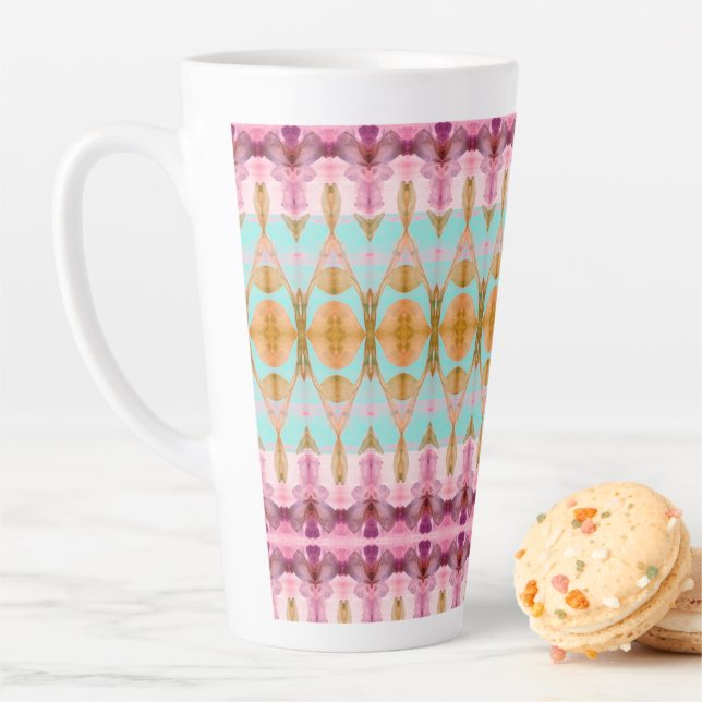 Türkisfarbenes Muster Milchtasse (Beispiel)