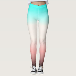 Türkisgrau Ombre Leggings