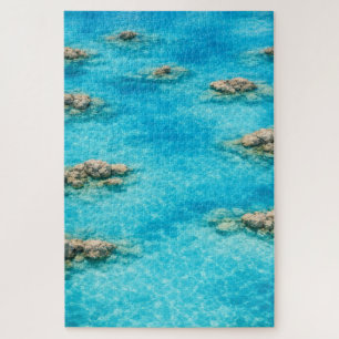 Türkisgrüne Lagune Ozeanwasser Puzzle