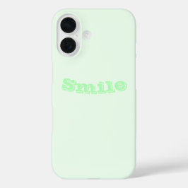 Türkisgrüne weiche, helle, weiße Pastellfarben iPhone 16 Hülle