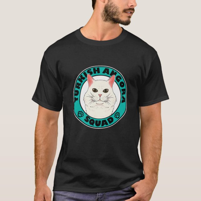 Turkish Angora Squad I Cat Lover I Turkish Angora T-Shirt (Vorderseite)