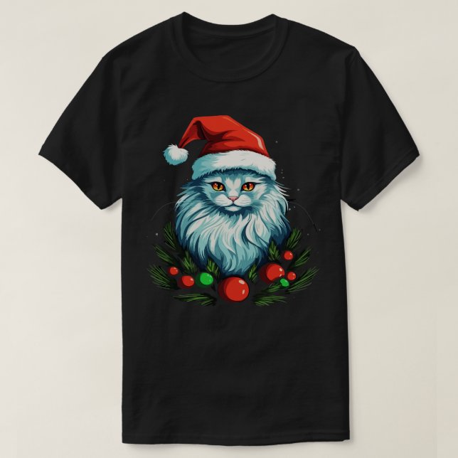 Turkish Angora Weihnachten T-Shirt (Design vorne)