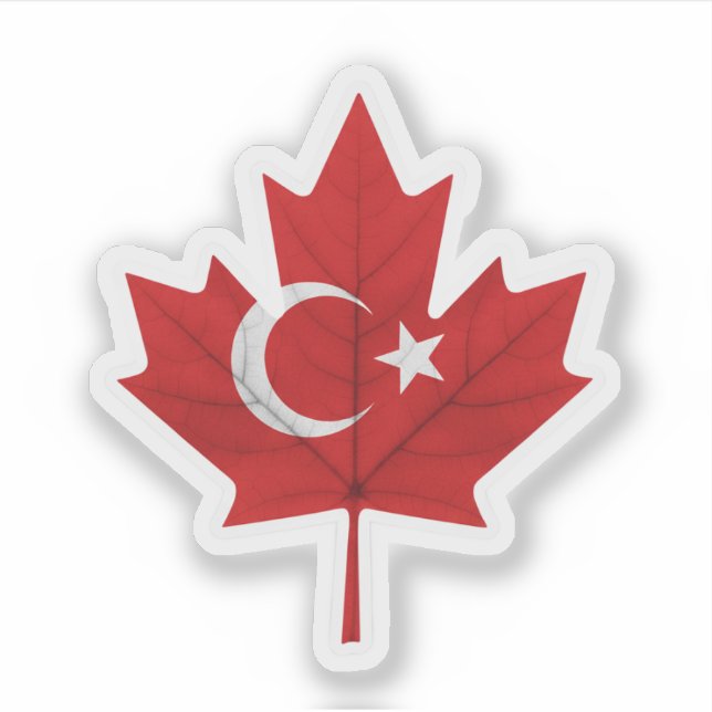 Turkish Canadian Aufkleber (Vorderseite)