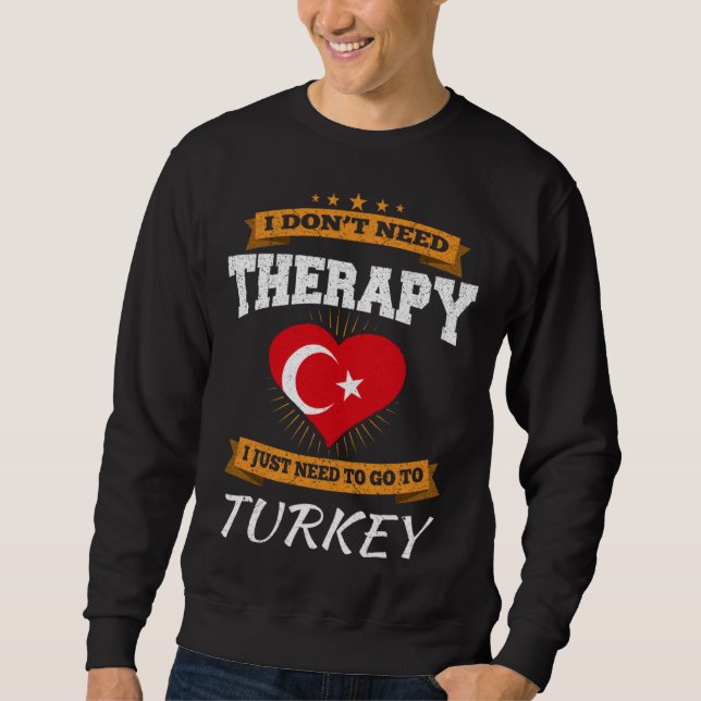 Turkish Flag I Turkey Flag I Vacation  I  Turkey Sweatshirt (Vorderseite)